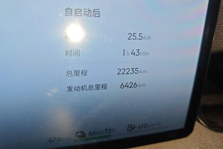 Used Lynk & Co 08 EM-P 2023 120km Long-Range Halo Odometer Close Up