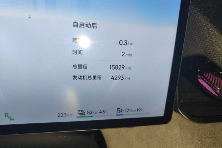 Used Lynk & Co 08 EM-P 2025 120km Long-Range Pro Odometer Close Up