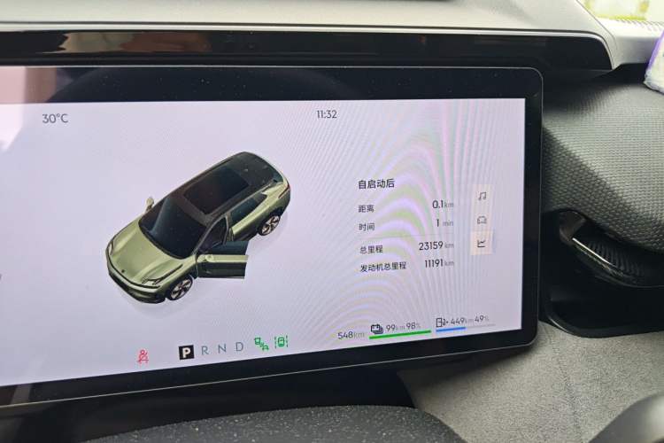 Used Lynk & Co 08 EM-P 2025 120km Long-Range Halo Odometer Close Up