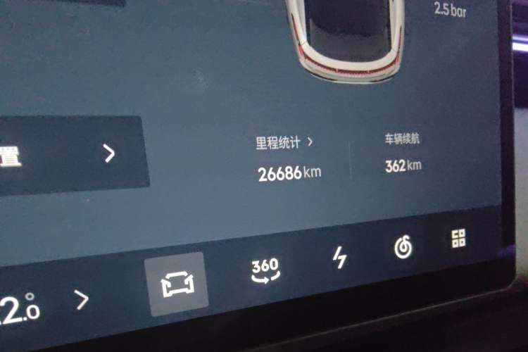 Used Lynk & Co 08 EM-P 2025 120km Long-Range Pro Odometer Close Up