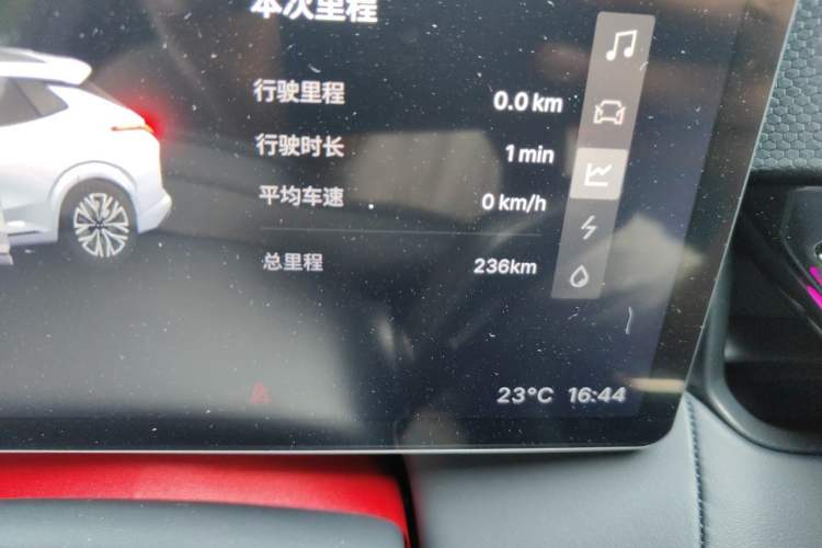 Used Lynk & Co 08 EM-P 2026 Model, 230 Ultra Extended Range Odometer Close Up