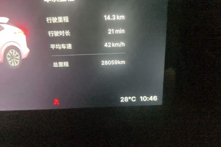 Used Lynk & Co 08 EM-P 2026 Model 160 Long-Range Ultra Odometer Close Up