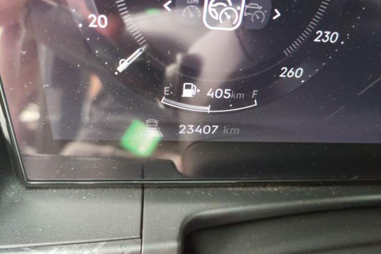 Used Lynk & Co 09 2021 2.0T Ultra Six-Seater Odometer Close Up