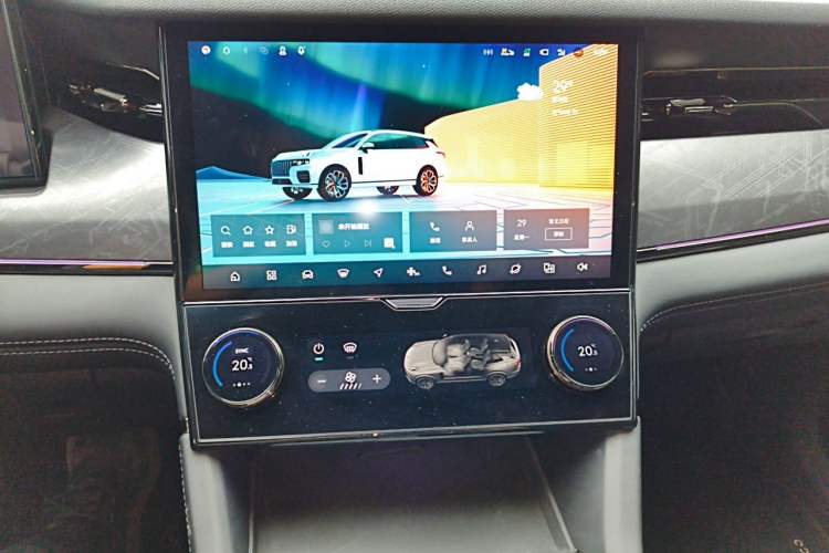 Used Lynk & Co 09 EM-P 2021 2.0T PHEV Halo Six-Seater Audio And AC Panel