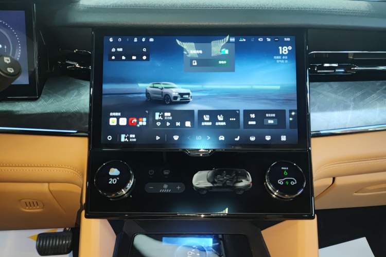 Used Lynk & Co 09 EM-P 2021 2.0T PHEV Halo Six-Seater Audio And AC Panel