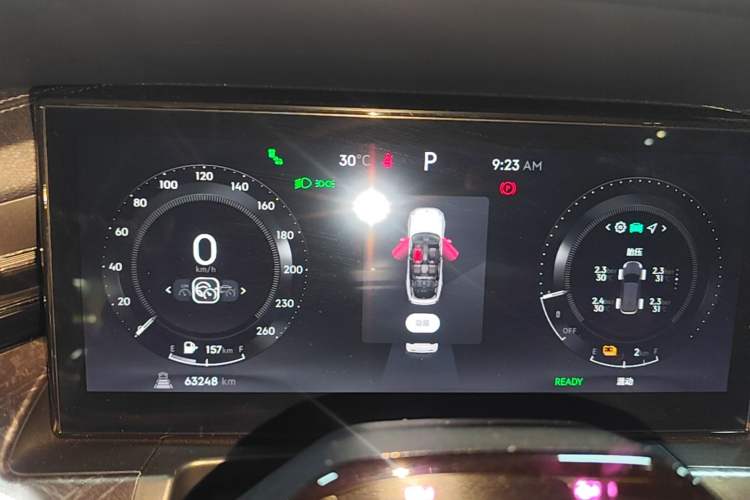 Used Lynk & Co 09 EM-P 2021 2.0T PHEV Halo Six-Seater Instrument Cluster