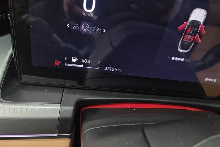 Used Lynk & Co 09 EM-P 2024 2.0TD EM-P Four-Wheel Drive HALO Six-Seater Odometer Close Up