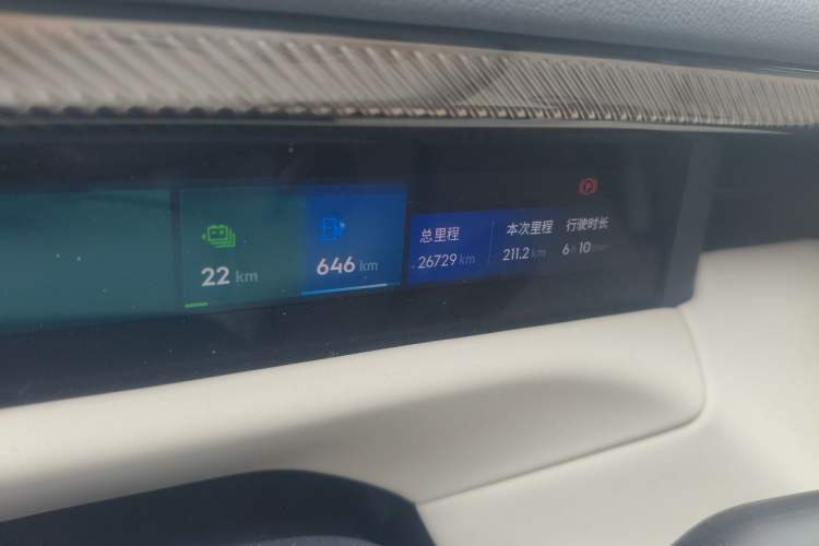 Used Lynk & Co 900 2025 2.0T Ultra Odometer Close Up