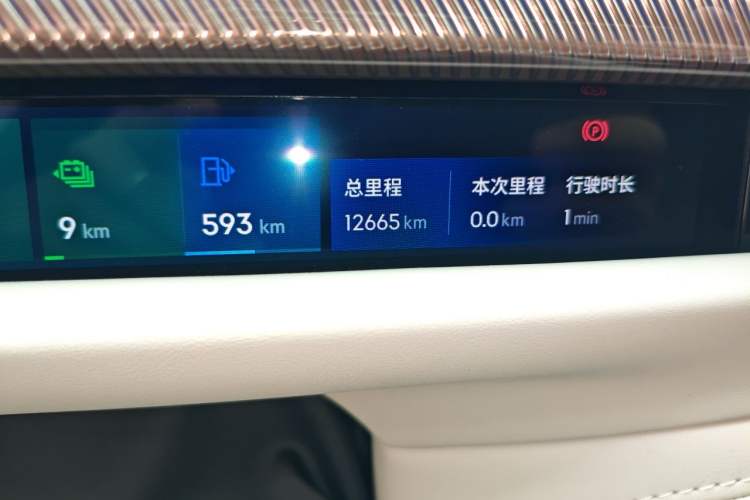 Used Lynk & Co 10 EM-P 2025 Model 240 Four-Wheel Drive Ultra Odometer Close Up