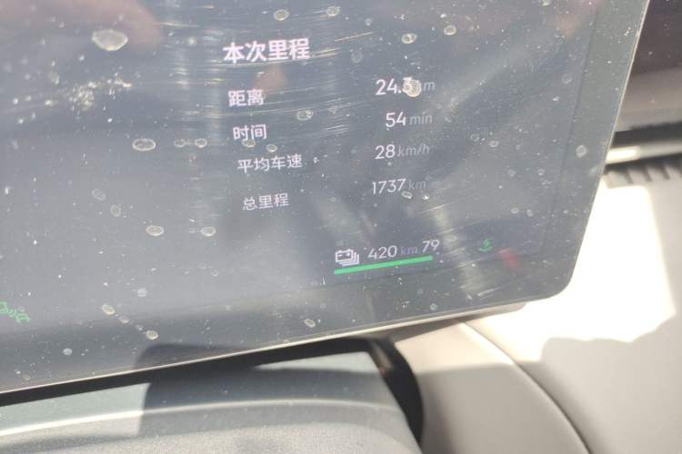 Used Lynk & Co Z20 2025 530 km Range Rear-Wheel Drive Pro Odometer Close Up