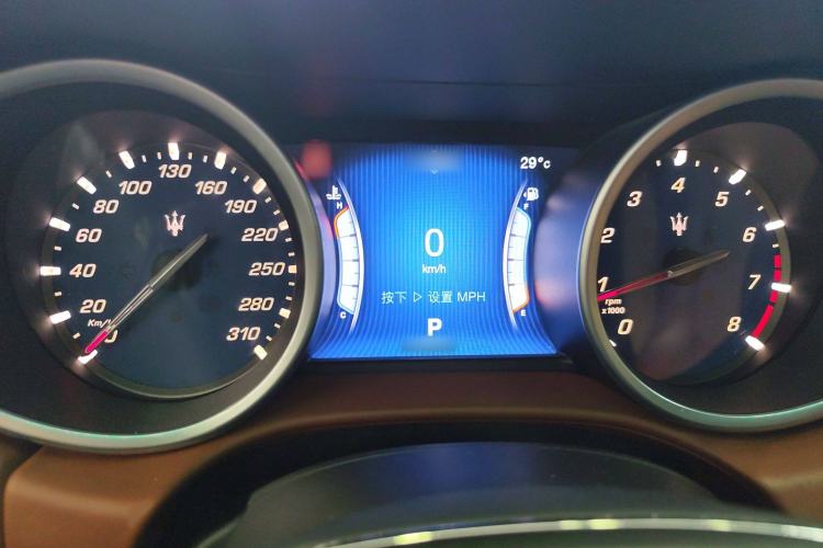 Used Maserati Ghibli 2014 3.0T Standard Edition Instrument Cluster
