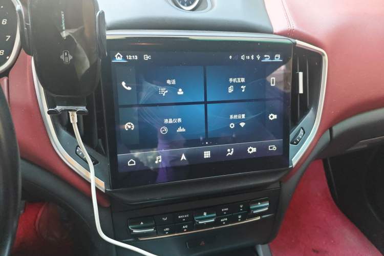 Used Maserati Ghibli 2014 3.0T Standard Edition Audio And AC Panel