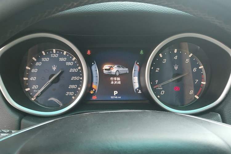 Used Maserati Ghibli 2014 3.0T Standard Edition Instrument Cluster