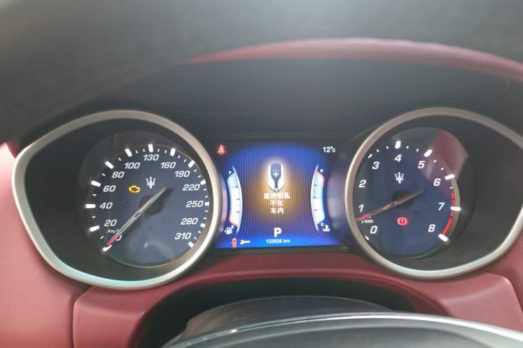 Used Maserati Ghibli 2014 3.0T Standard Edition Instrument Cluster