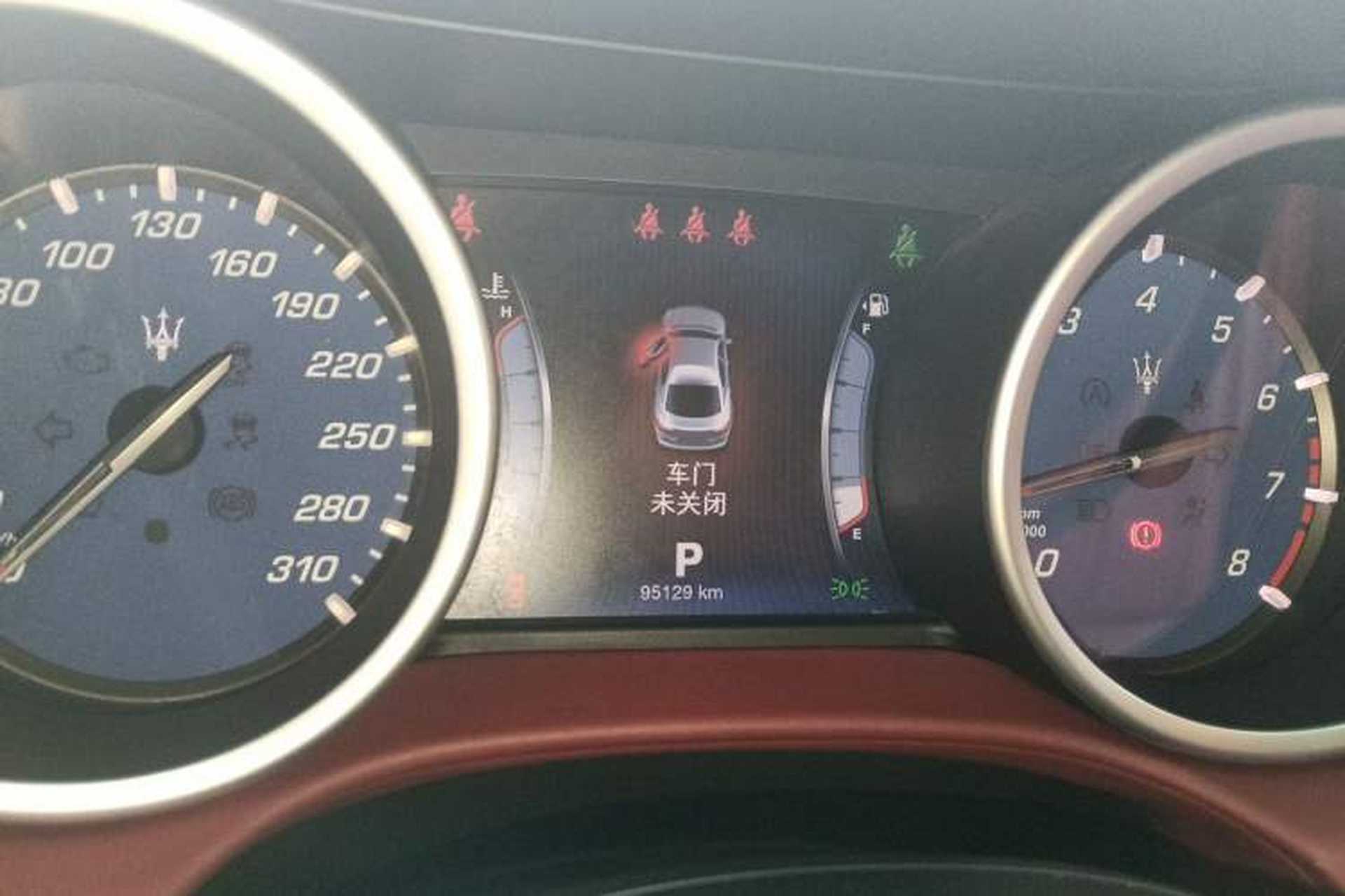 Used Maserati Ghibli 2014 3.0T Standard Edition Instrument Cluster
