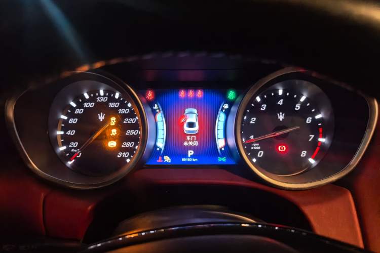Used Maserati Ghibli 2014 3.0T Standard Edition Instrument Cluster