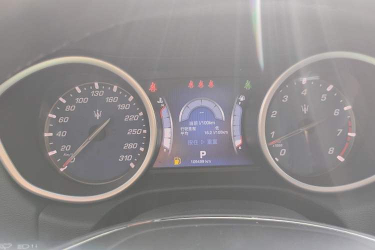 Used Maserati Ghibli 2014 3.0T Standard Edition Instrument Cluster