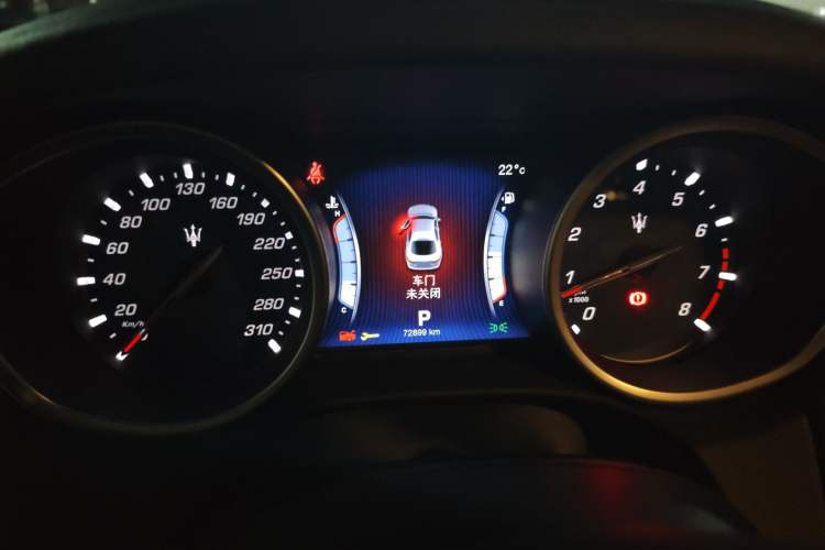 Used Maserati Ghibli 2014 3.0T Standard Edition Instrument Cluster