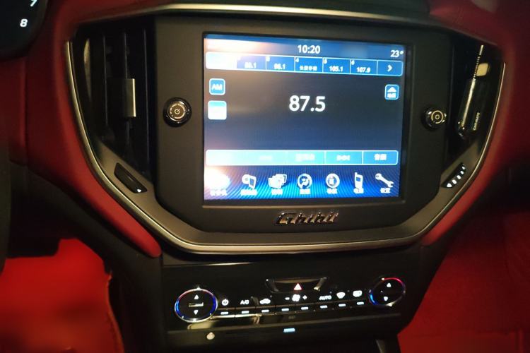 Used Maserati Ghibli 2014 3.0T Standard Edition Audio And AC Panel