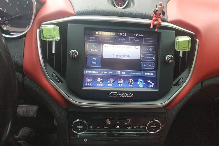 Used Maserati Ghibli 2014 3.0T S Q4 Audio And AC Panel