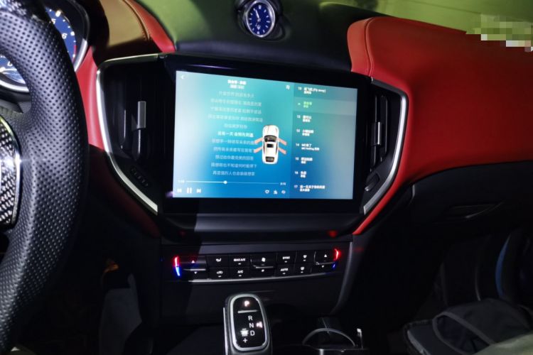 Used Maserati Ghibli 2014 3.0T Standard Edition Audio And AC Panel