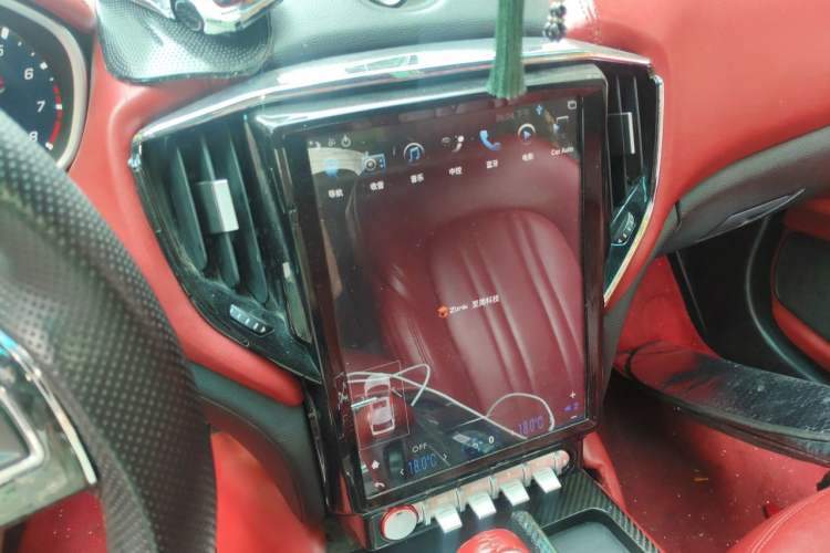 Used Maserati Ghibli 2014 3.0T Standard Edition Audio And AC Panel