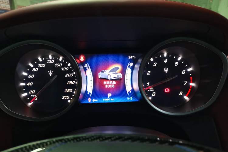 Used Maserati Ghibli 2014 3.0T Standard Edition Instrument Cluster