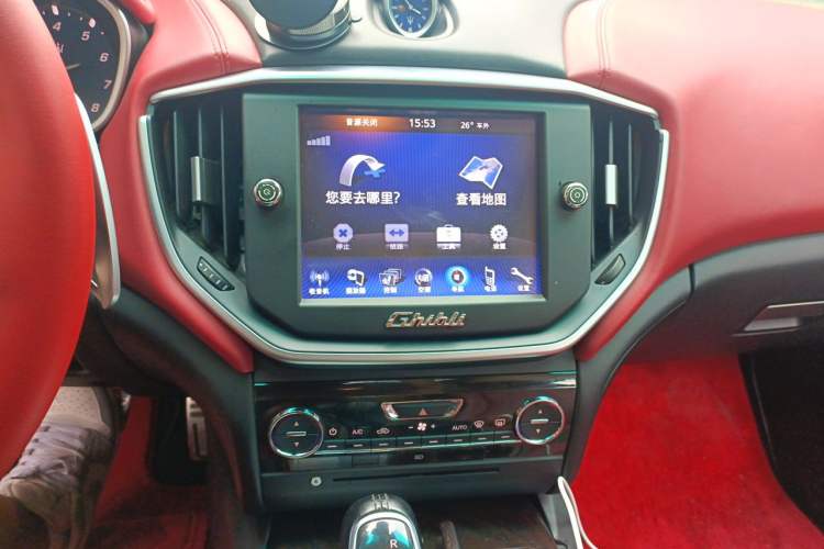 Used Maserati Ghibli 2014 3.0T S Audio And AC Panel