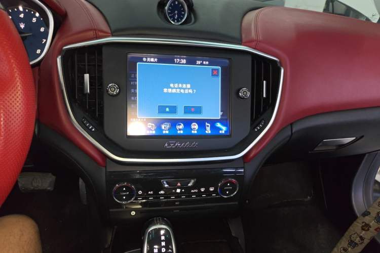 Used Maserati Ghibli 2014 3.0T Standard Edition Audio And AC Panel