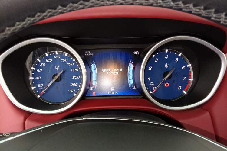 Used Maserati Ghibli 2014 3.0T Standard Edition Instrument Cluster
