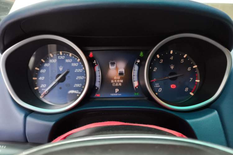 Used Maserati Ghibli 2014 3.0T Standard Edition Instrument Cluster