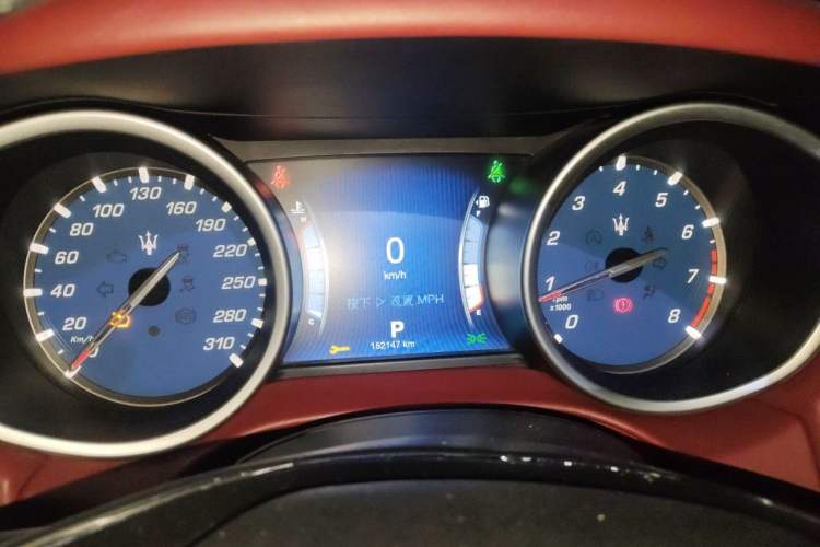 Used Maserati Ghibli 2014 3.0T Standard Edition Instrument Cluster