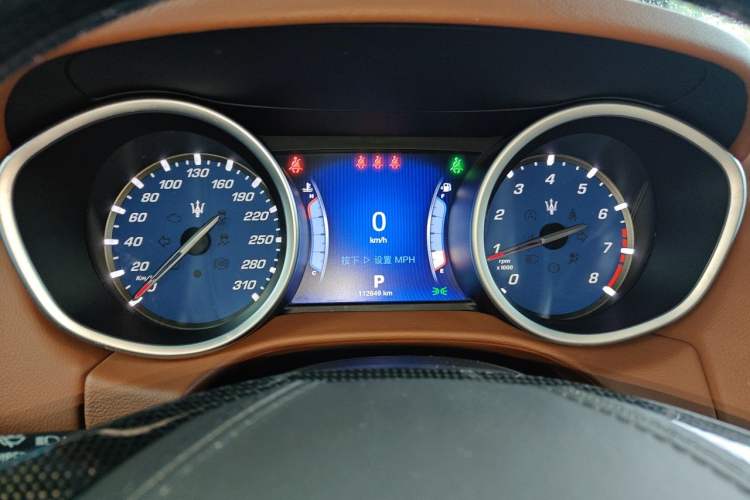 Used Maserati Ghibli 2014 3.0T Standard Edition Instrument Cluster