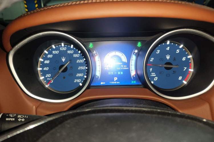 Used Maserati Ghibli 2014 3.0T Standard Edition Instrument Cluster