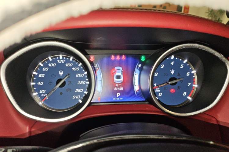 Used Maserati Ghibli 2014 3.0T Standard Edition Instrument Cluster