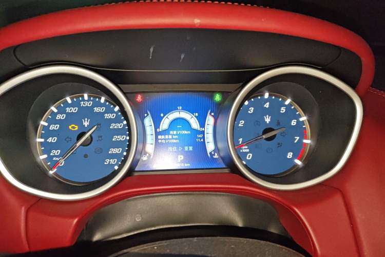Used Maserati Ghibli 2014 3.0T Standard Edition Instrument Cluster