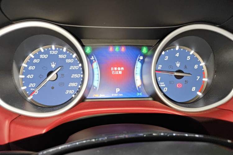 Used Maserati Ghibli 2014 3.0T Standard Edition Instrument Cluster