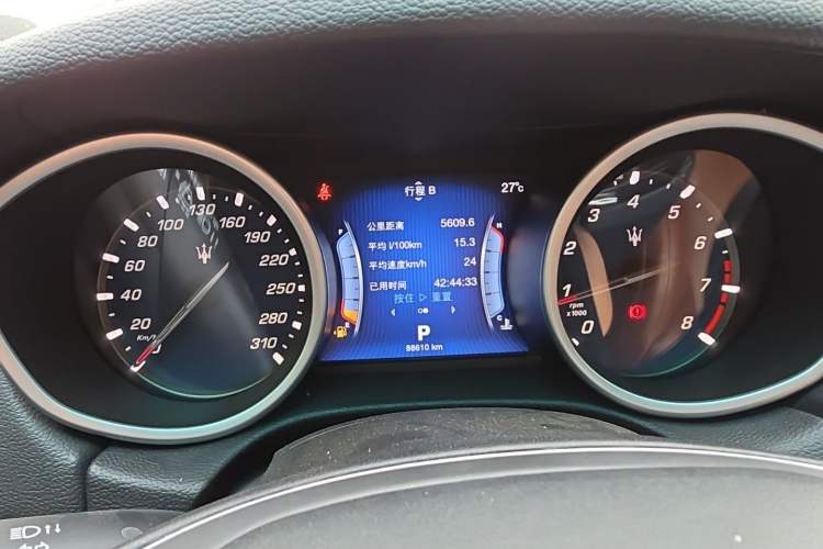 Used Maserati Ghibli 2014 3.0T Standard Edition Instrument Cluster
