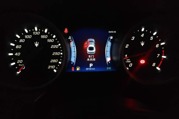 Used Maserati Ghibli 2014 3.0T Standard Edition Instrument Cluster