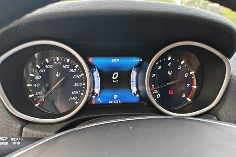 Used Maserati Ghibli 2017 3.0T Standard Edition Instrument Cluster
