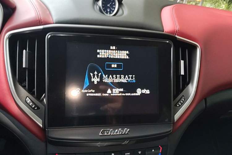 Used Maserati Ghibli 2017 3.0T Standard Edition Audio And AC Panel