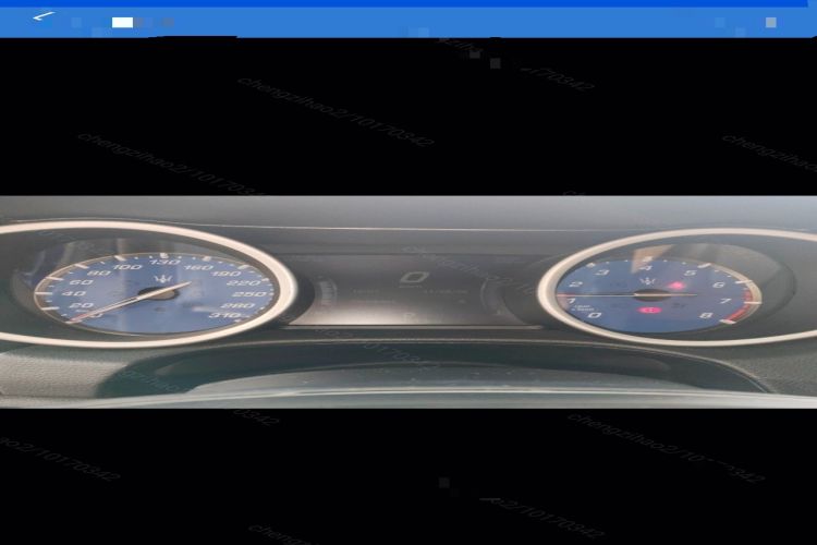 Used Maserati Ghibli 2017 3.0T Standard Edition Instrument Cluster