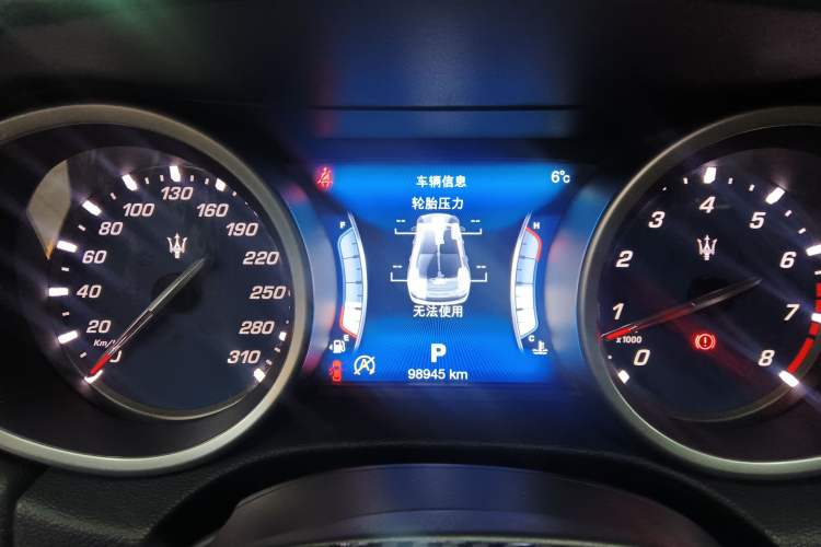 Used Maserati Ghibli 2017 3.0T Standard Edition Instrument Cluster