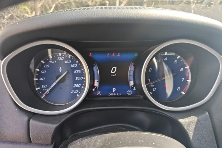 Used Maserati Ghibli 2017 3.0T Standard Edition Instrument Cluster
