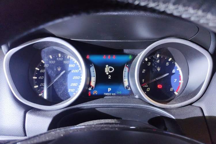 Used Maserati Ghibli 2017 3.0T Standard Edition Instrument Cluster