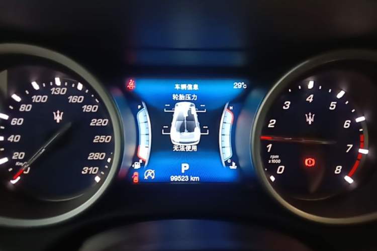 Used Maserati Ghibli 2017 3.0T Standard Edition Instrument Cluster