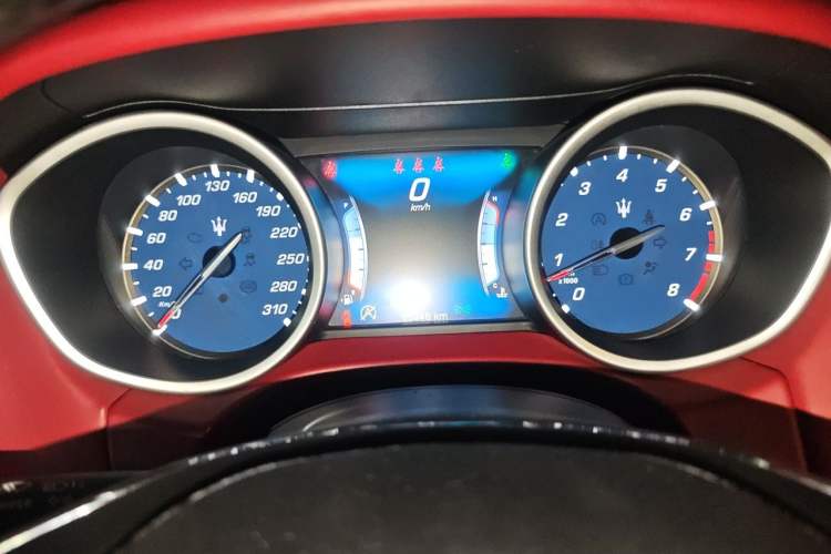 Used Maserati Ghibli 2017 3.0T Standard Edition Instrument Cluster
