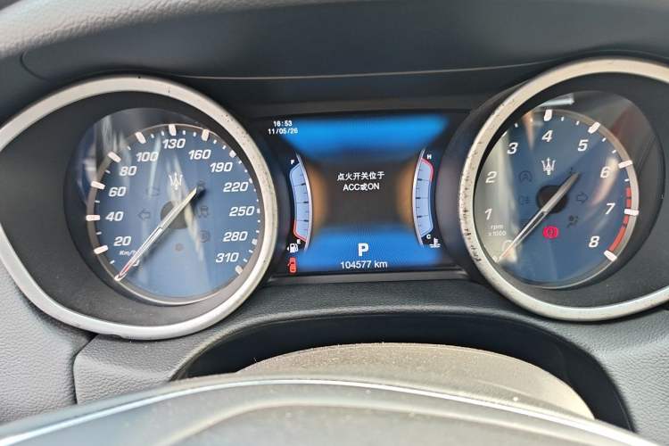 Used Maserati Ghibli 2017 3.0T Standard Edition Instrument Cluster