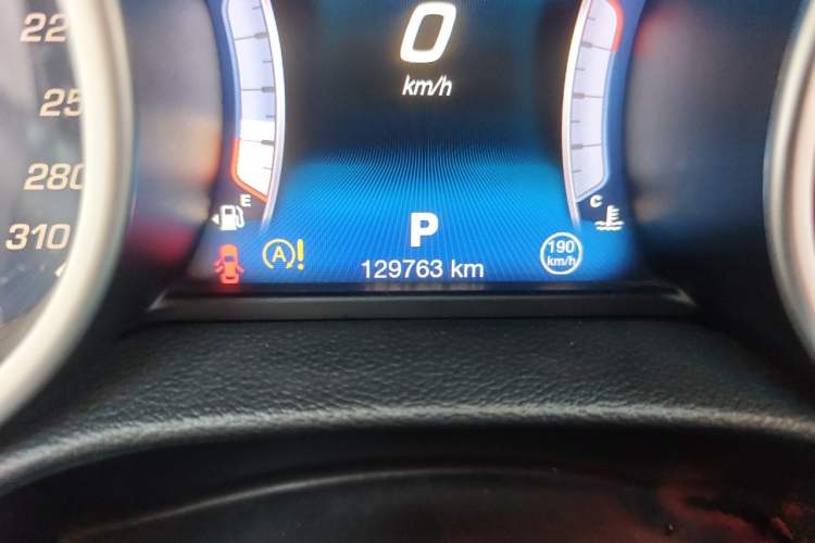 Used Maserati Ghibli 2017 3.0T Standard Edition Odometer Close Up