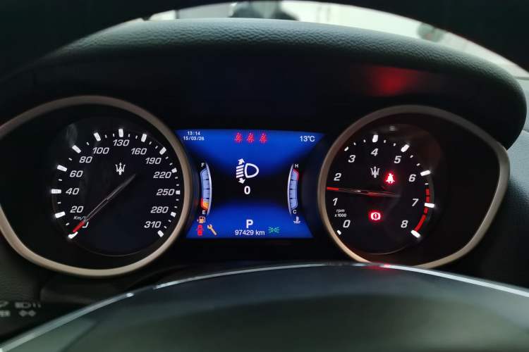 Used Maserati Ghibli 2017 3.0T Standard Edition Instrument Cluster